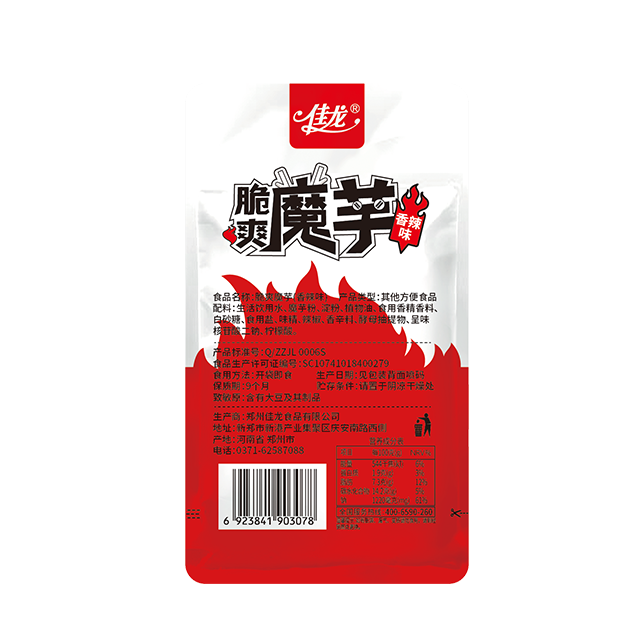 22g China Hot Sale Krokante Konjac Snack-geurige pittige smaak